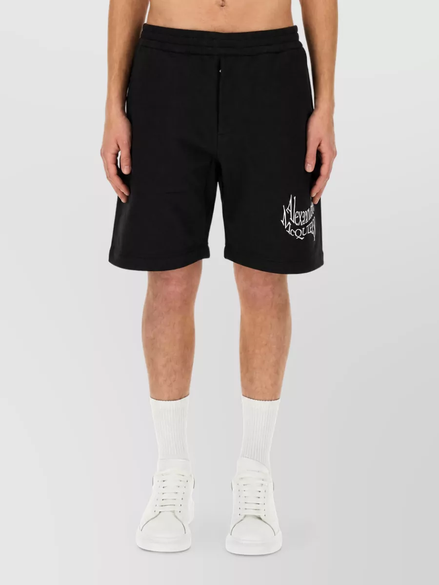 Alexander Mcqueen Cotton Chino Shorts