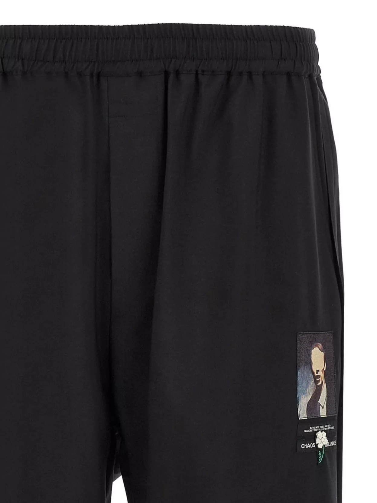 Undercover Trousers Graphic Print Elastic Waistband