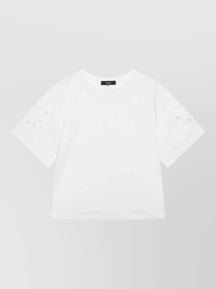 Weekend Max Mara cotton embroidered t-shirt