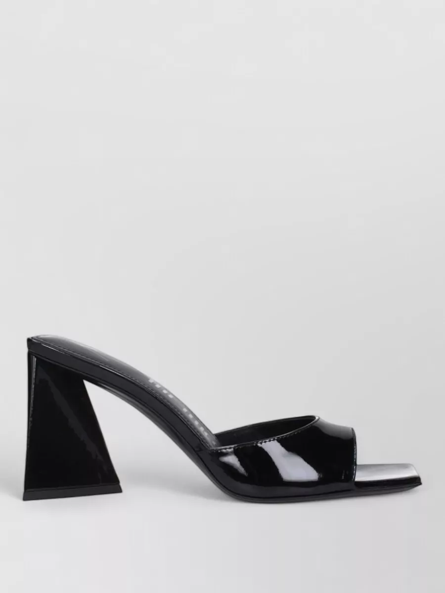 The Attico Patent Leather Heeled Mules