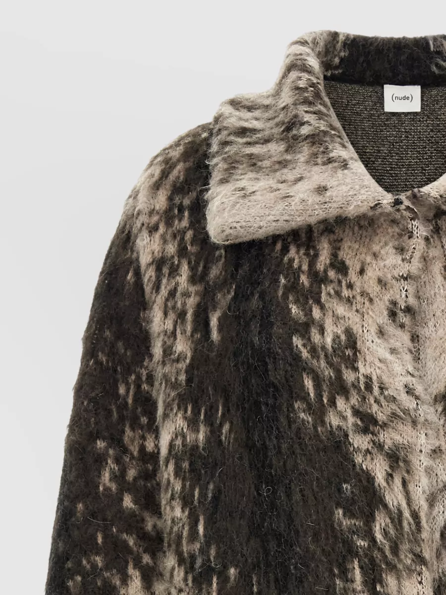 Nude Wool Alpaca Coat