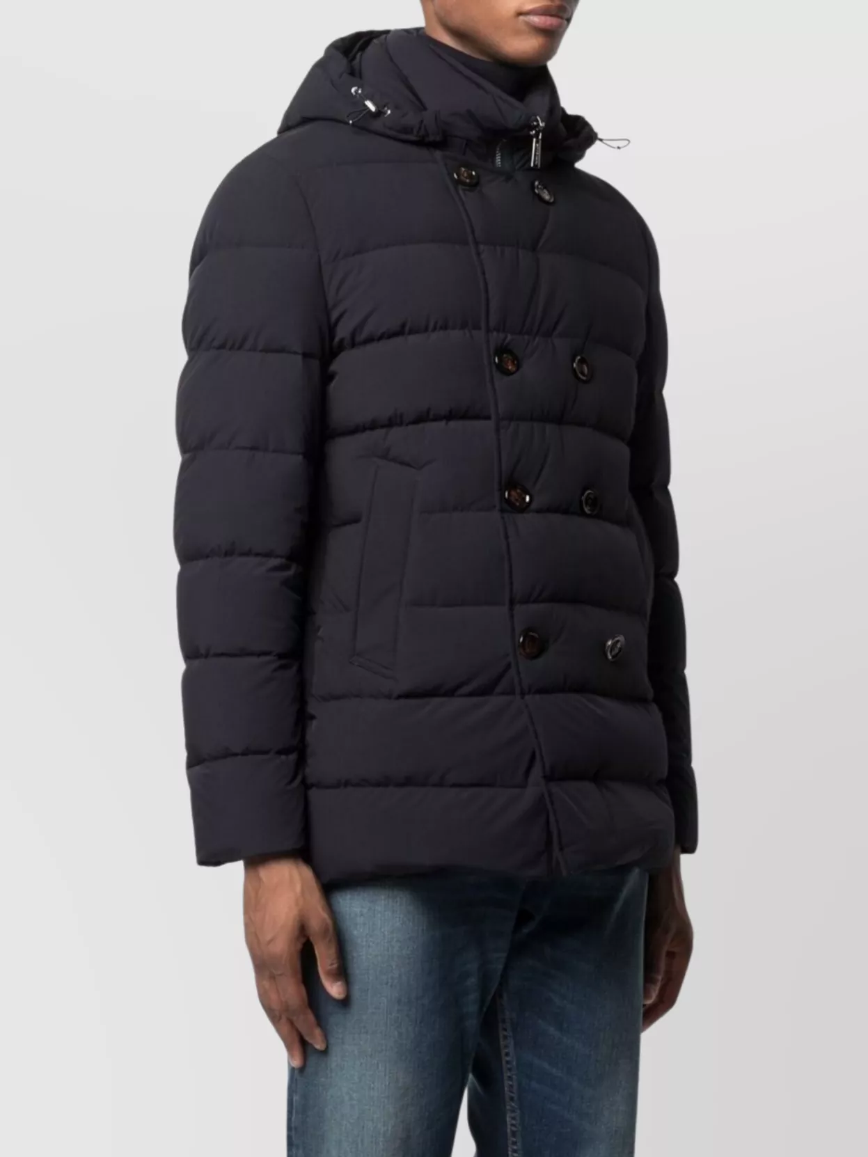 Moorer Parka Double-Breasted Detachable Hood