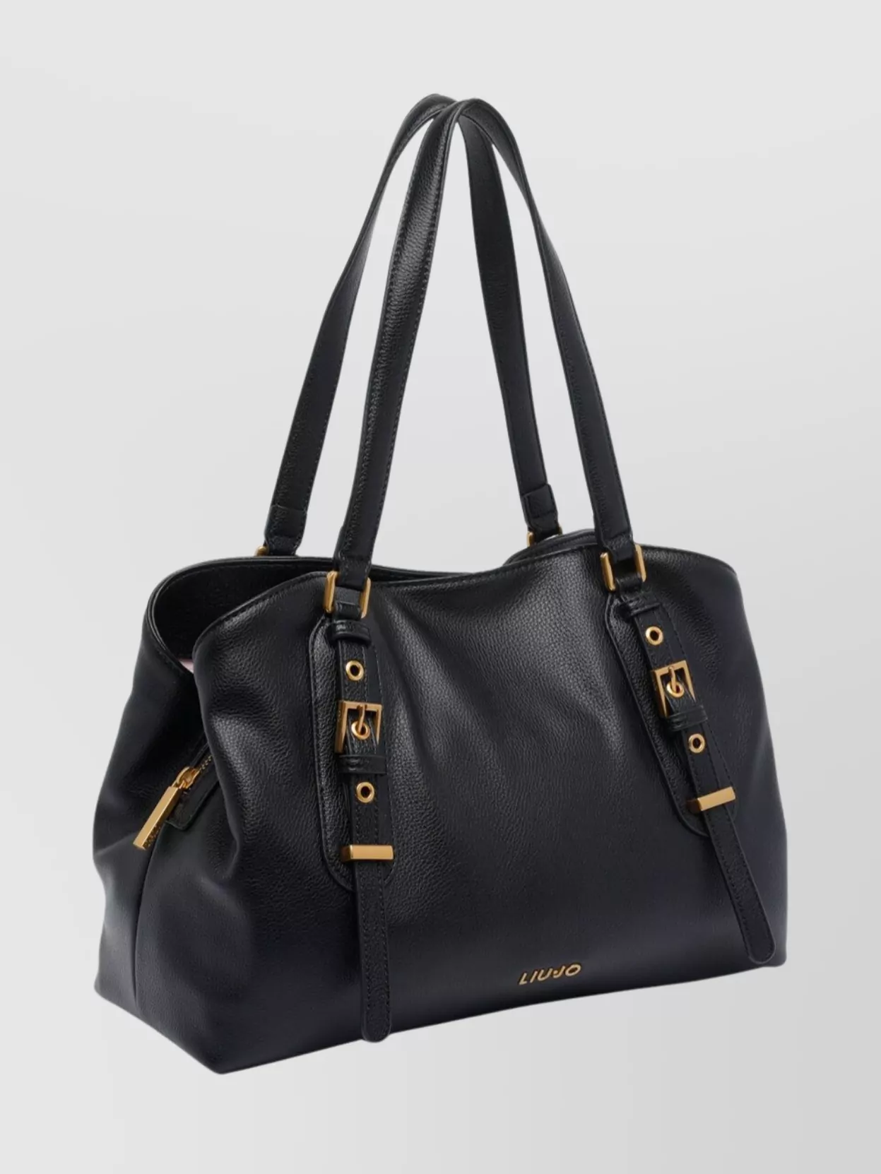 Liu Jo Medium Satchel Bag Buckle Accents