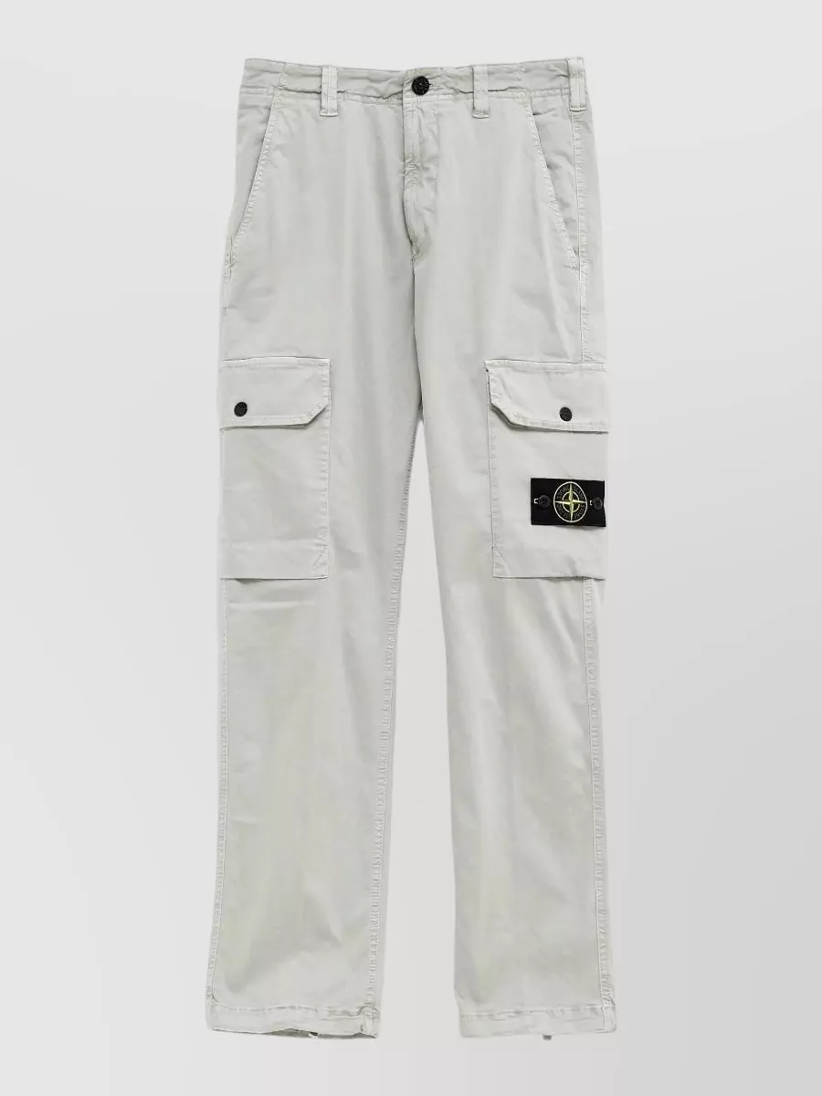Stone Island Cotton slim-fit pants