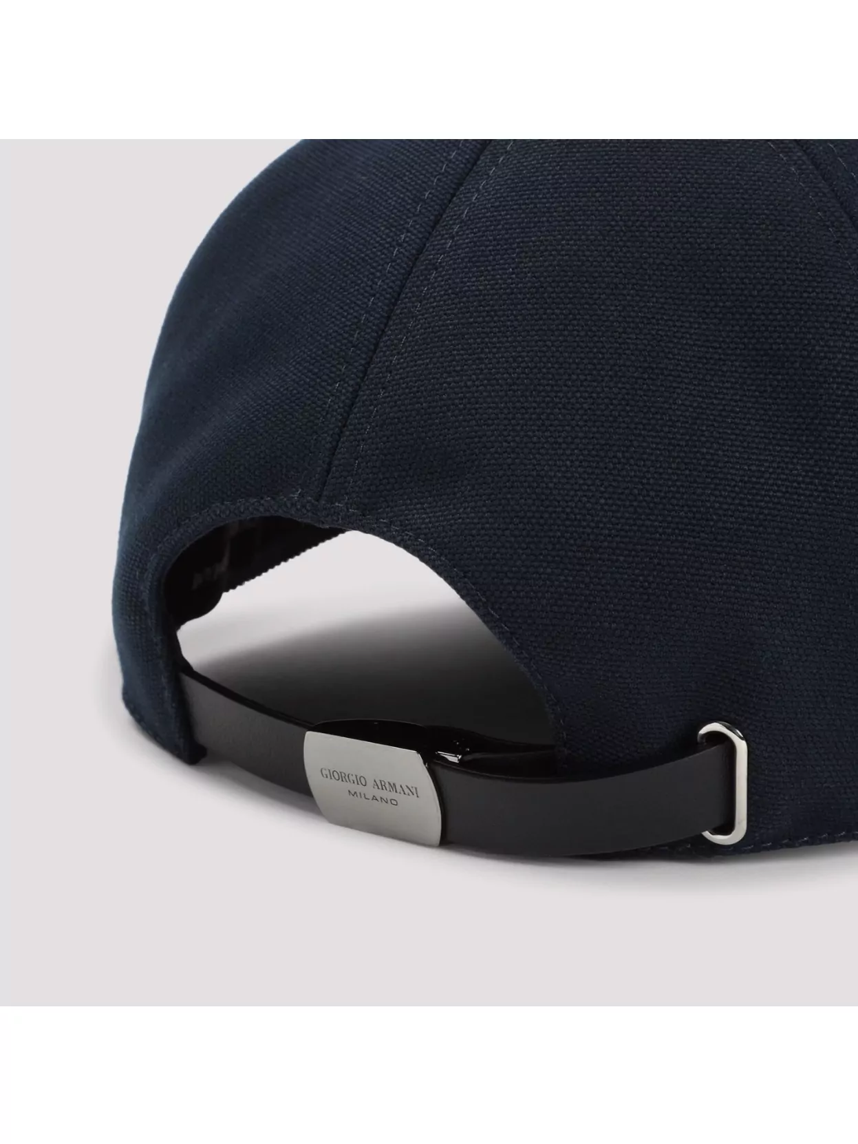 Giorgio Armani Cotton Baseball Hat Curved Brim