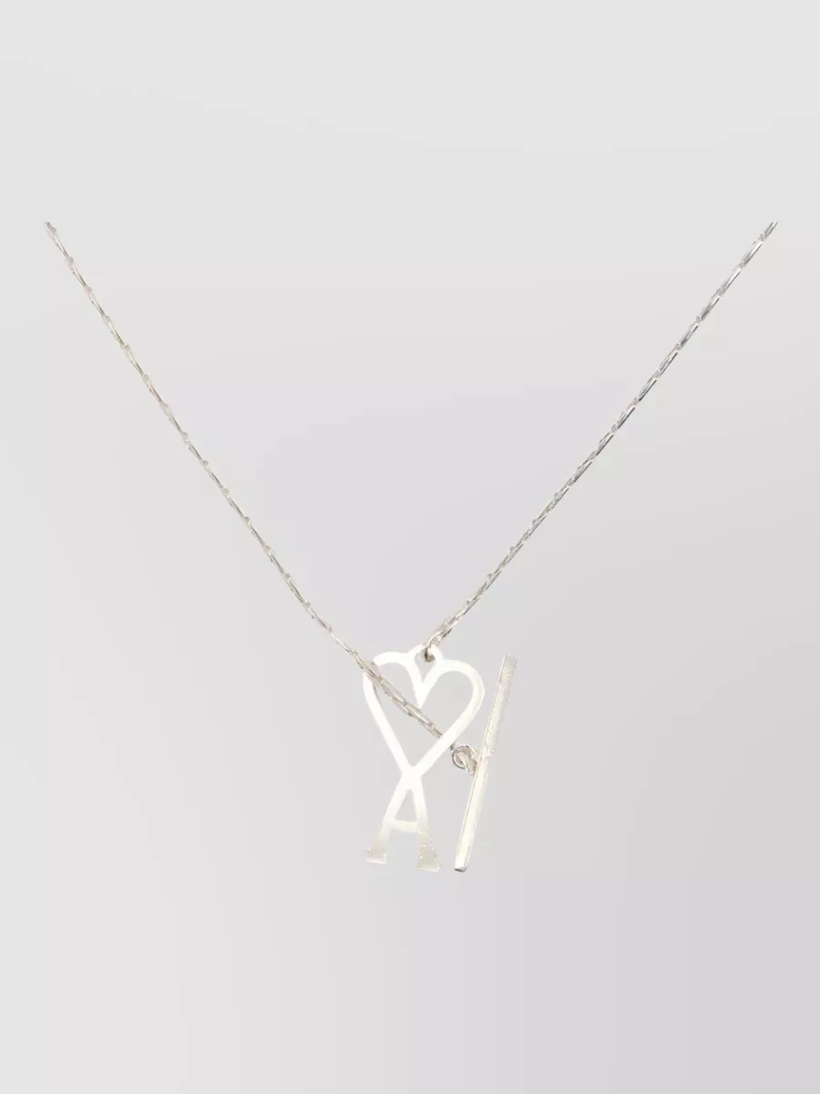 Ami Paris brass chain necklace