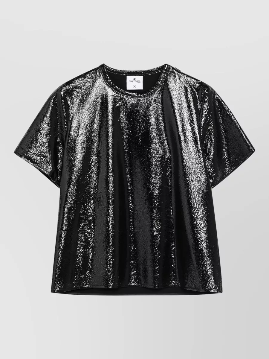Courrèges vinyl short-sleeve t-shirt