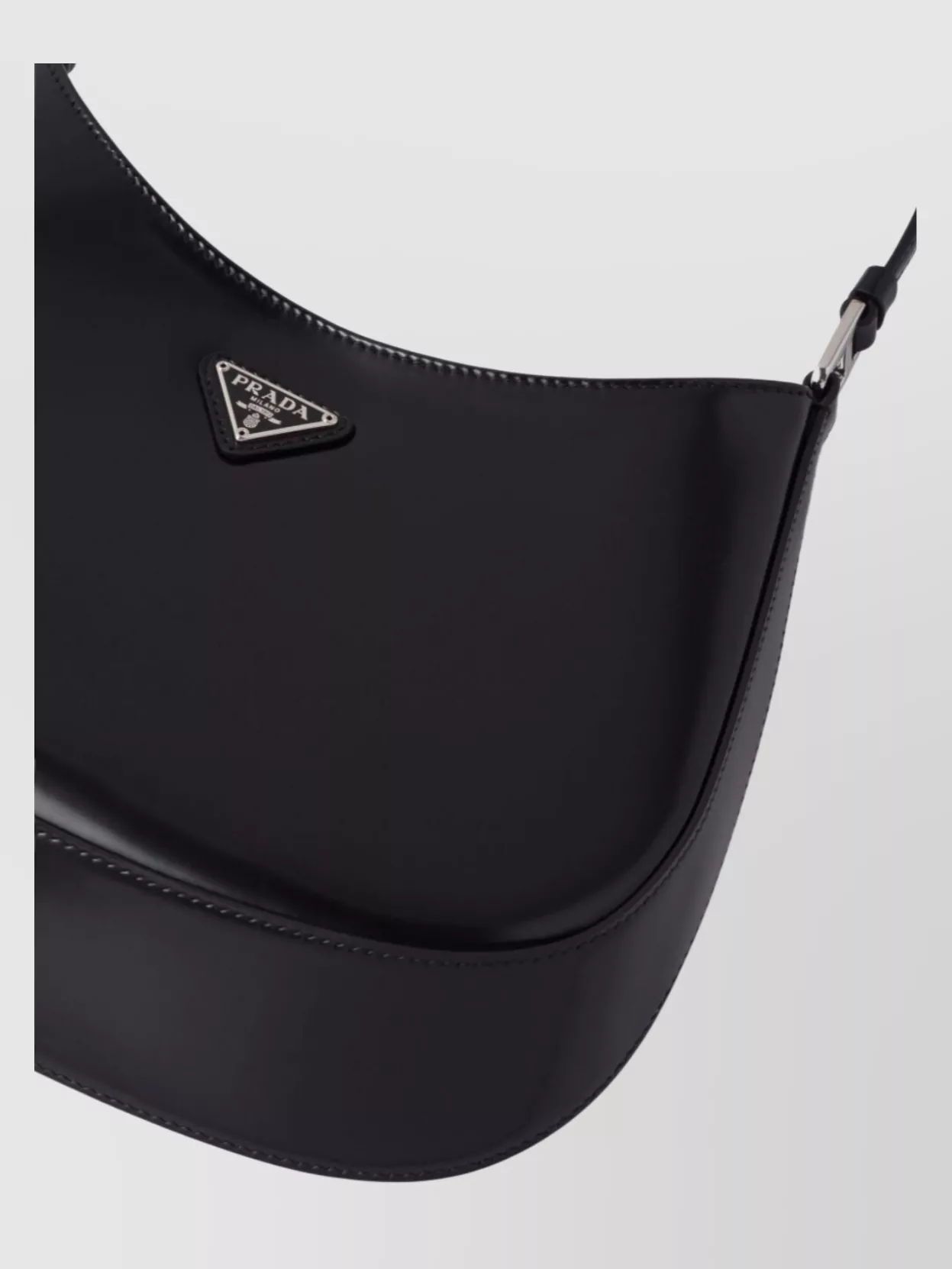 Prada Cleo Brushed Leather Shoulder Bag