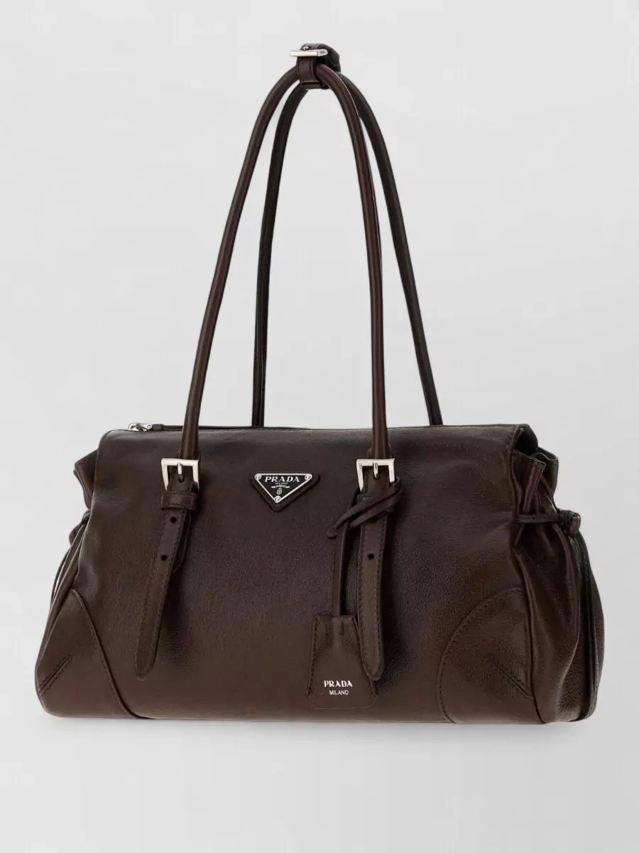 Prada Bonnie Medium Leather Tote Bag