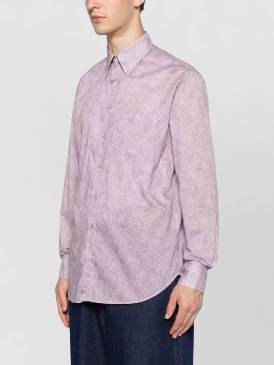 Etro Paisley Print Long-Sleeve Shirt