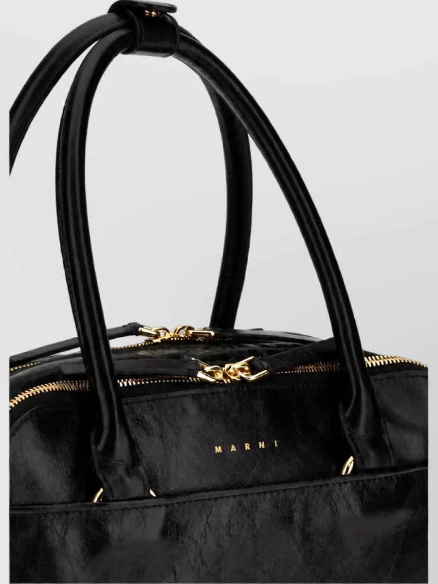 Marni Small Calf Leather Tote Bag