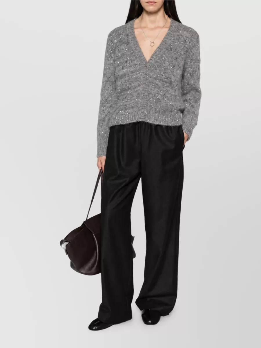 Fabiana Filippi Cashmere Wool-Blend Cardigan