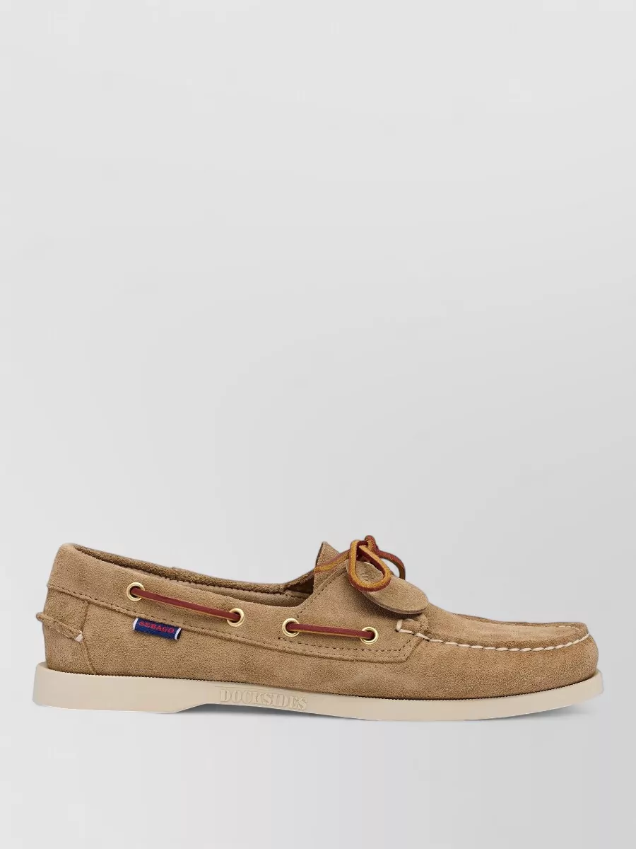 Sebago leather boat shoes