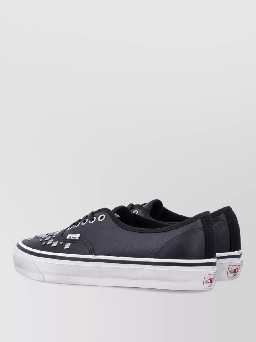 Vans Leather Embellished Lace-Up Shoes