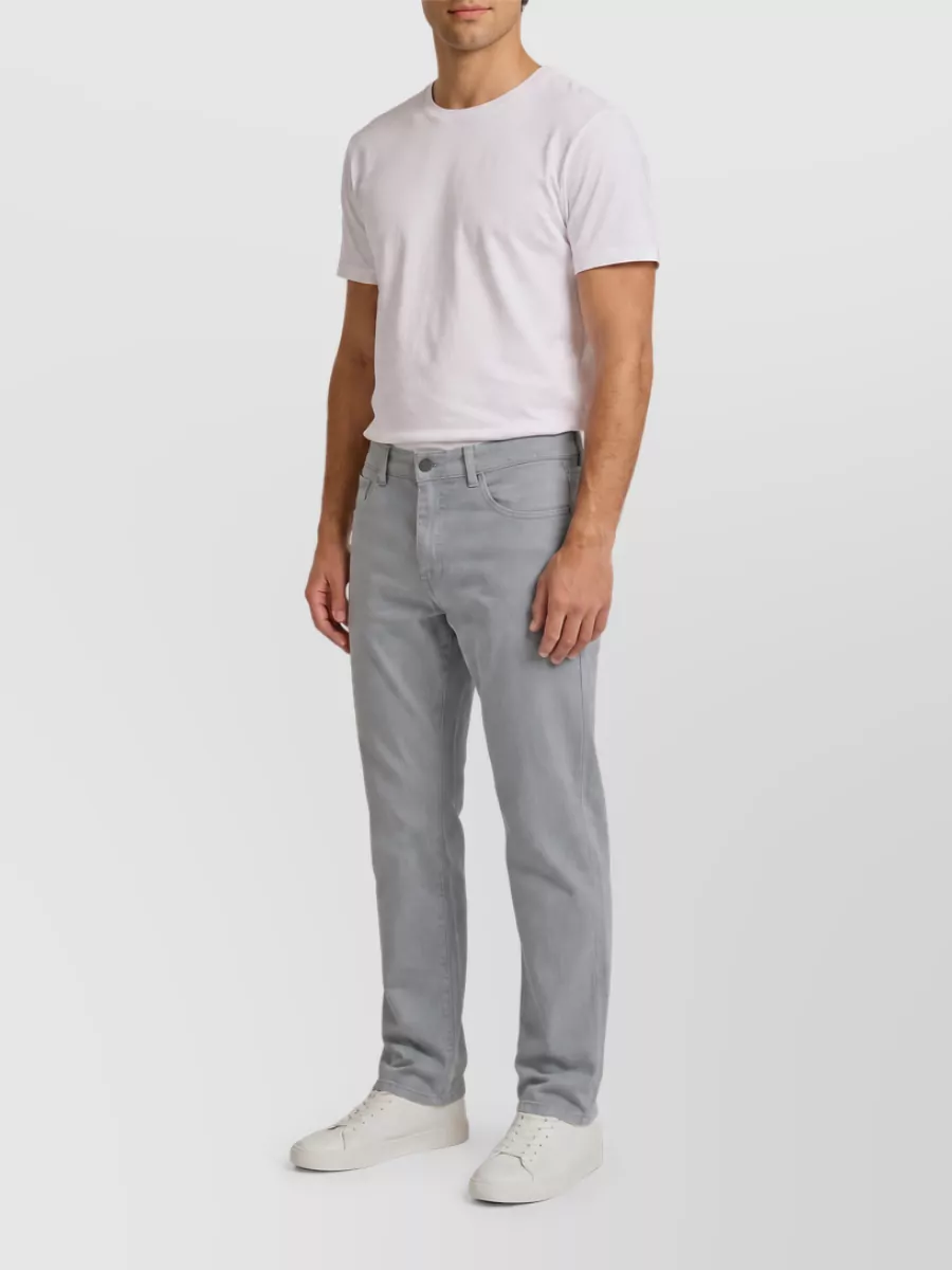 Stone Island Reflective Straight-Leg Denim Jeans
