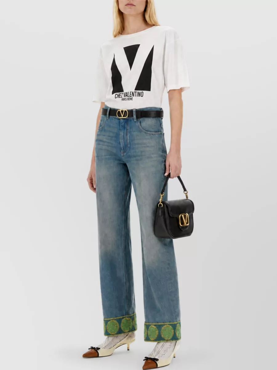 Valentino Cotton Printed T-Shirt