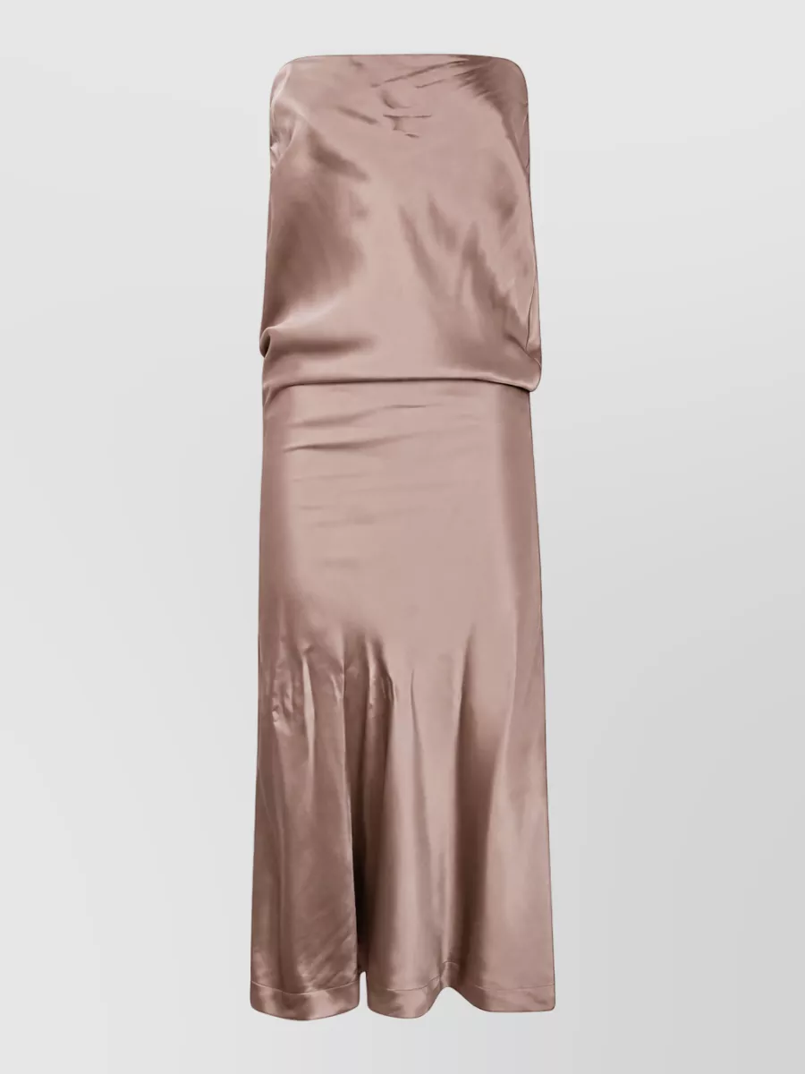 Entire Studios Silk midi skirt