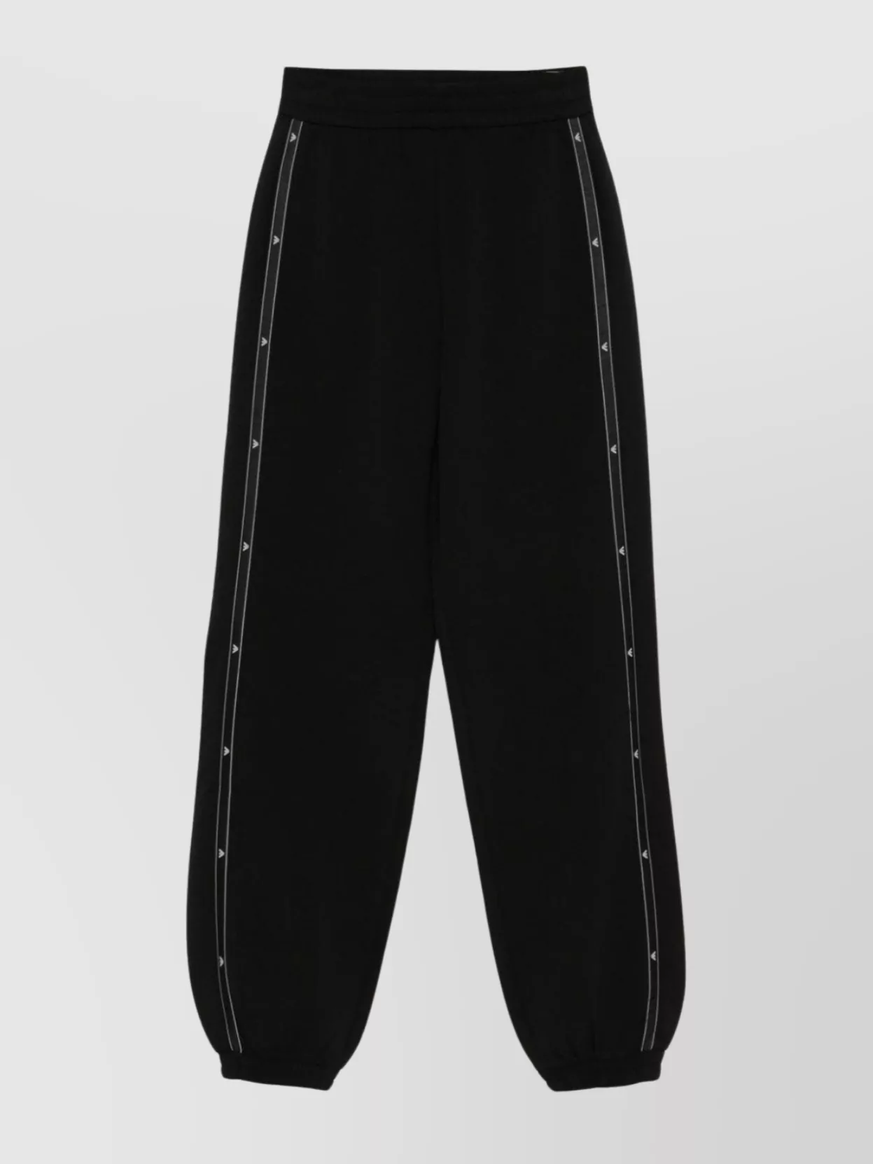 Emporio Armani Cotton Trousers With Side Stripe Detail