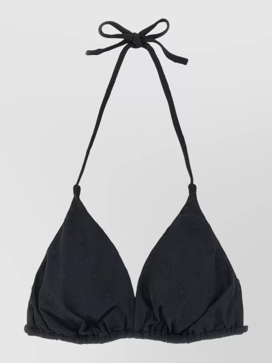 Polo Ralph Lauren Jacquard triangle bikini top