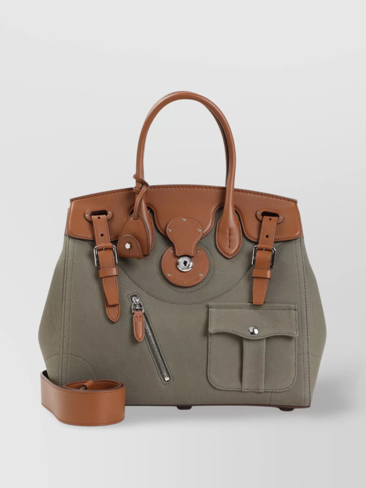Ralph Lauren Collection Ricky 33 Canvas Handbag