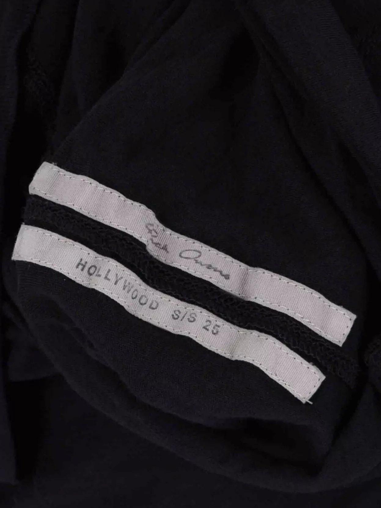 Rick Owens Sleeveless Asymmetric Sheer Stretch Cross-over