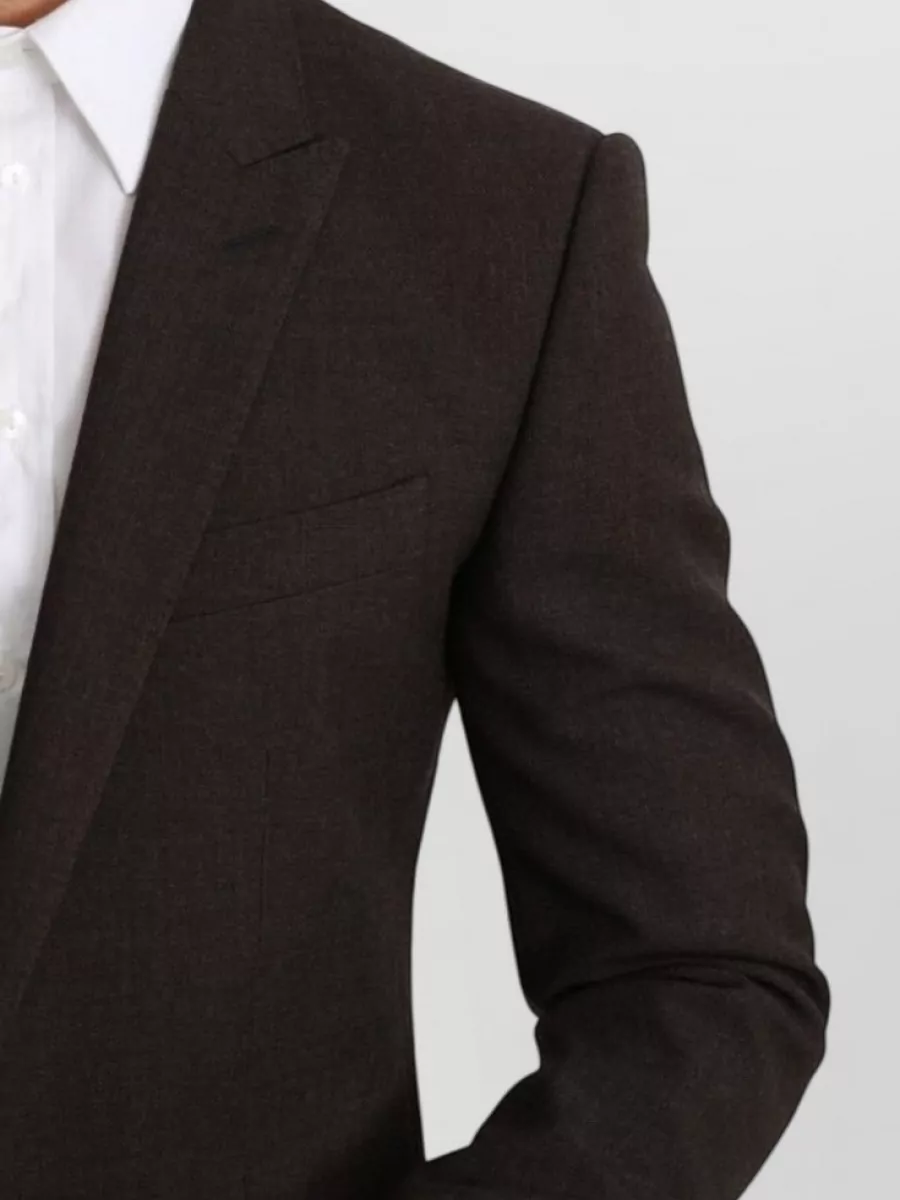 Dolce&Gabbana Virgin Wool Slim-Fit Single-Breasted Blazer