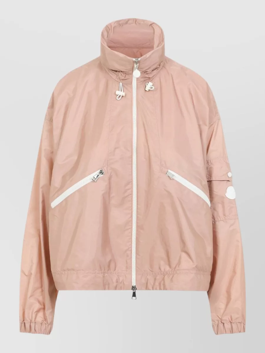 Moncler Nylon Hooded Bomber Jacket