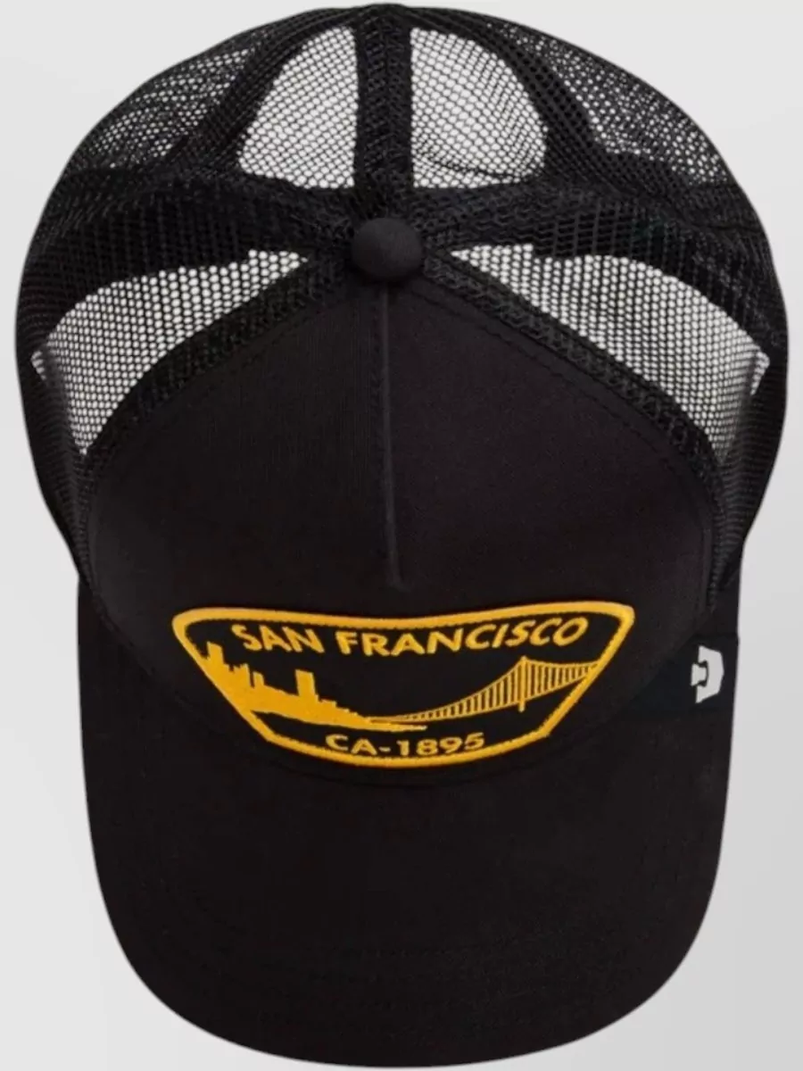 Goorin Bros Logo-Patch Trucker Cap
