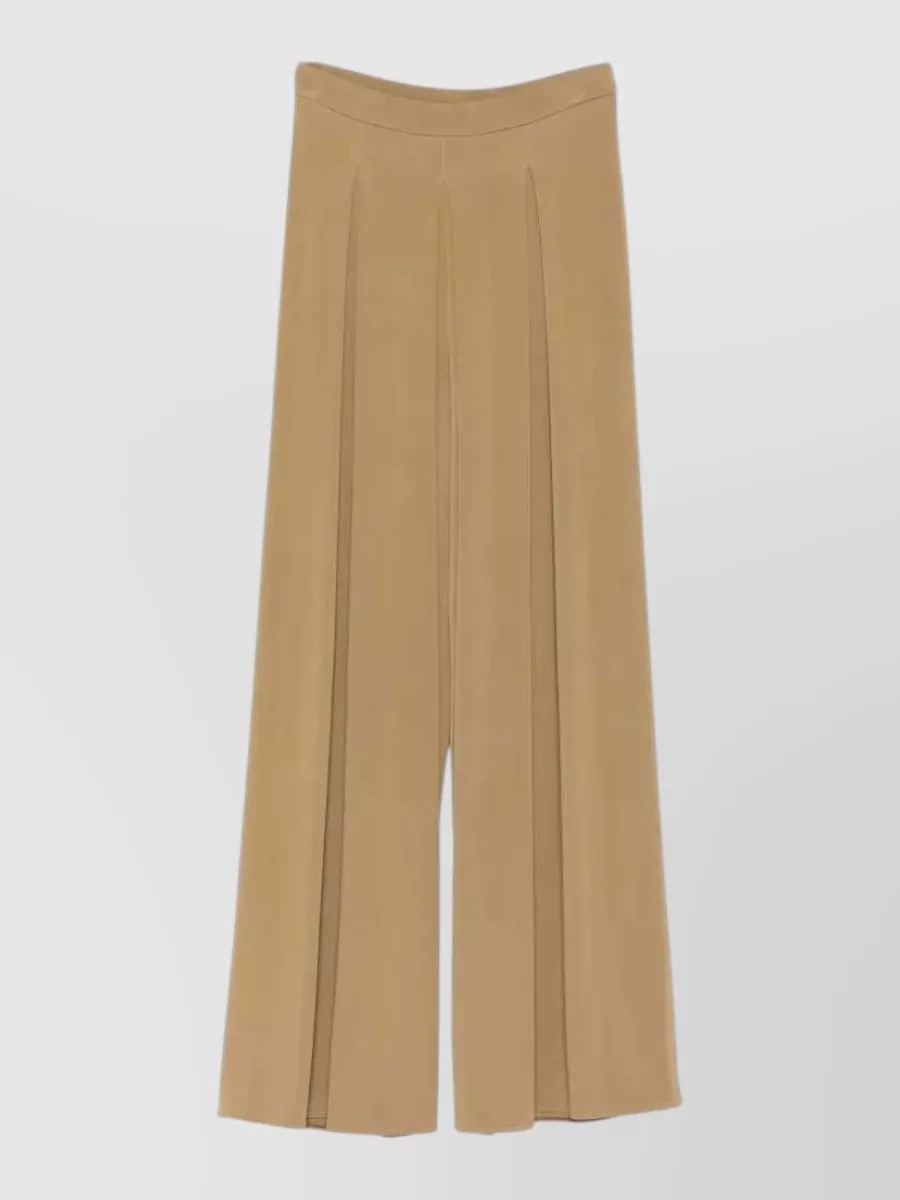 Max Mara high-rise pleated wide-leg bermuda shorts