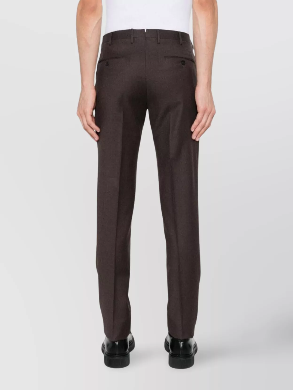 Incotex Tailored Trousers With Pockets And Belt Loops In Black
