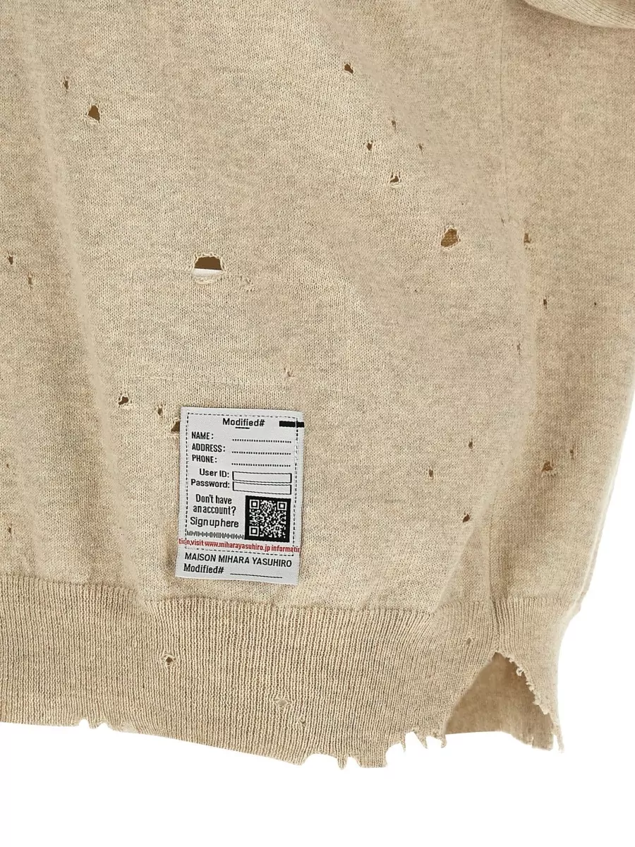 Maison Mihara Yasuhiro Embroidered Cotton Short-Sleeve Polo Shirt