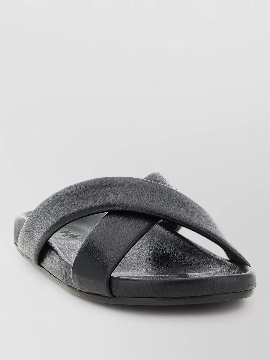 Saint Laurent leather flat sandals