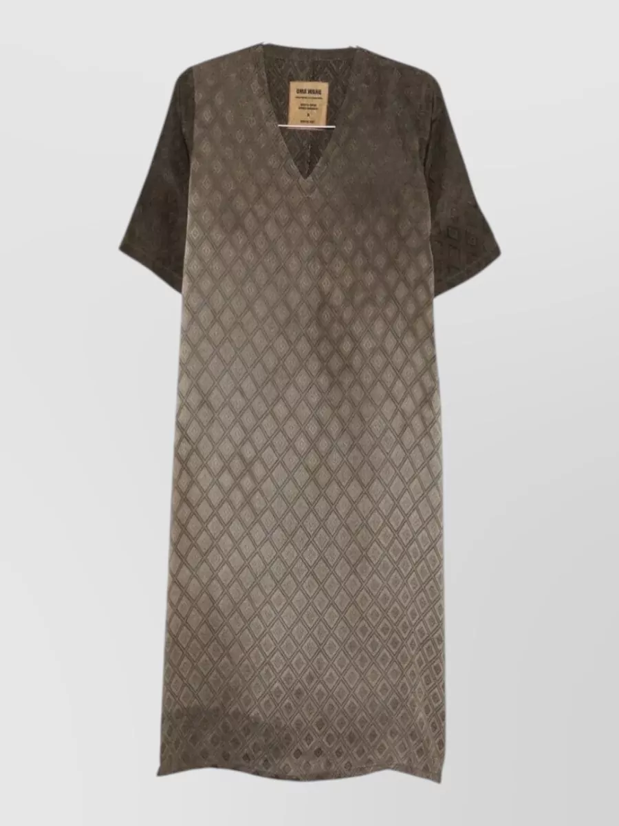 Uma Wang Cupro knee-length dress