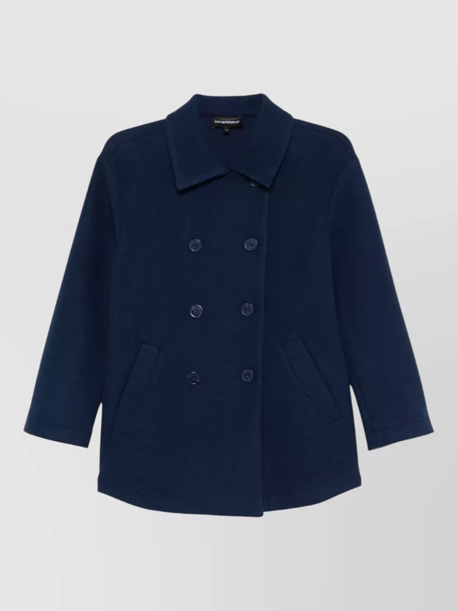 Emporio Armani Double-Breasted Coat
