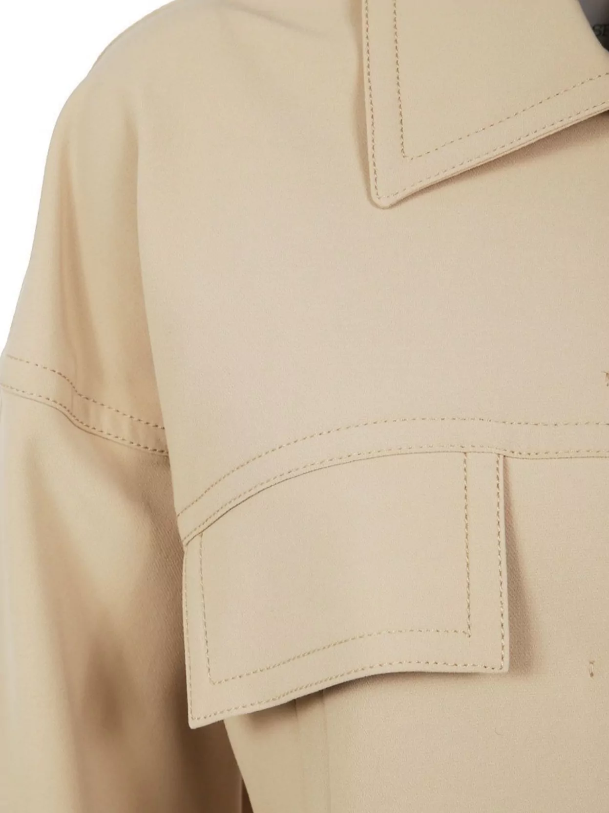 Sportmax Tailored Shirt Jacket Flap Pockets