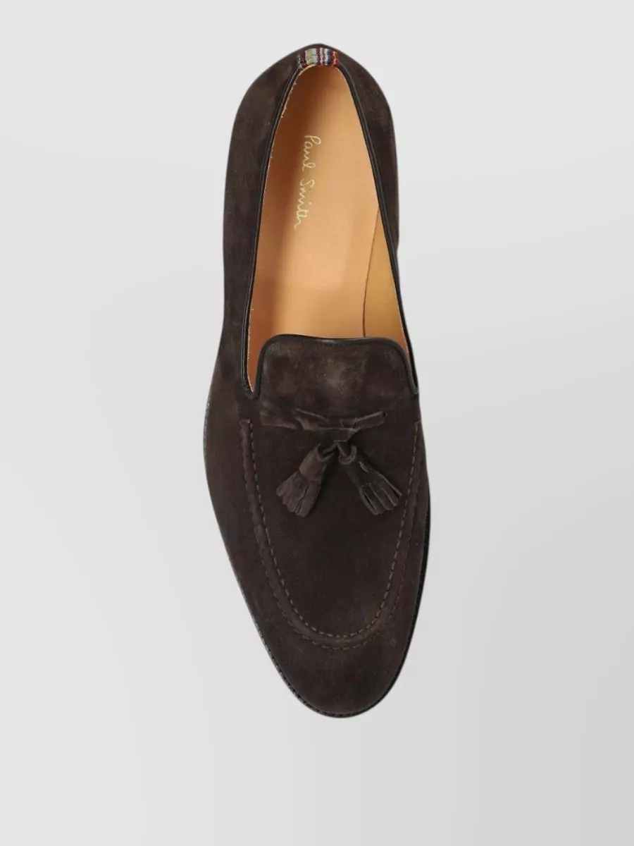 Paul Smith Suede Leather Tassel Loafers