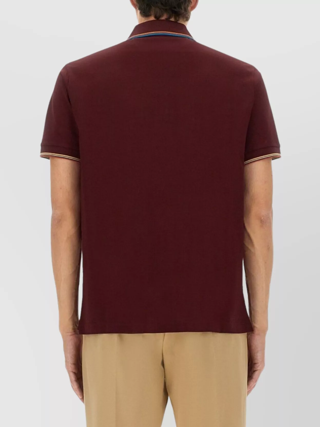 Paul Smith Zip Polo Ribbed Cuffs