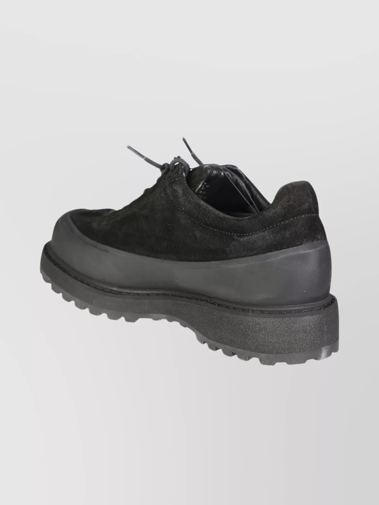 Stone Island Suede Sneakers With Round Toe And Rubber Sole