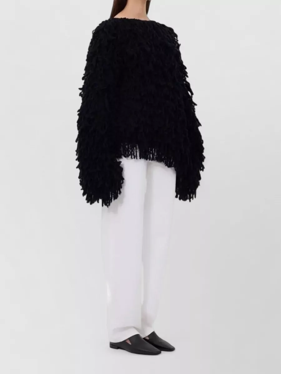 Loulou Studio Wool Blend Round Neck Sweater