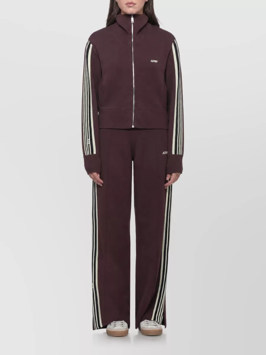 Autry High Neck Zip Sweatshirt