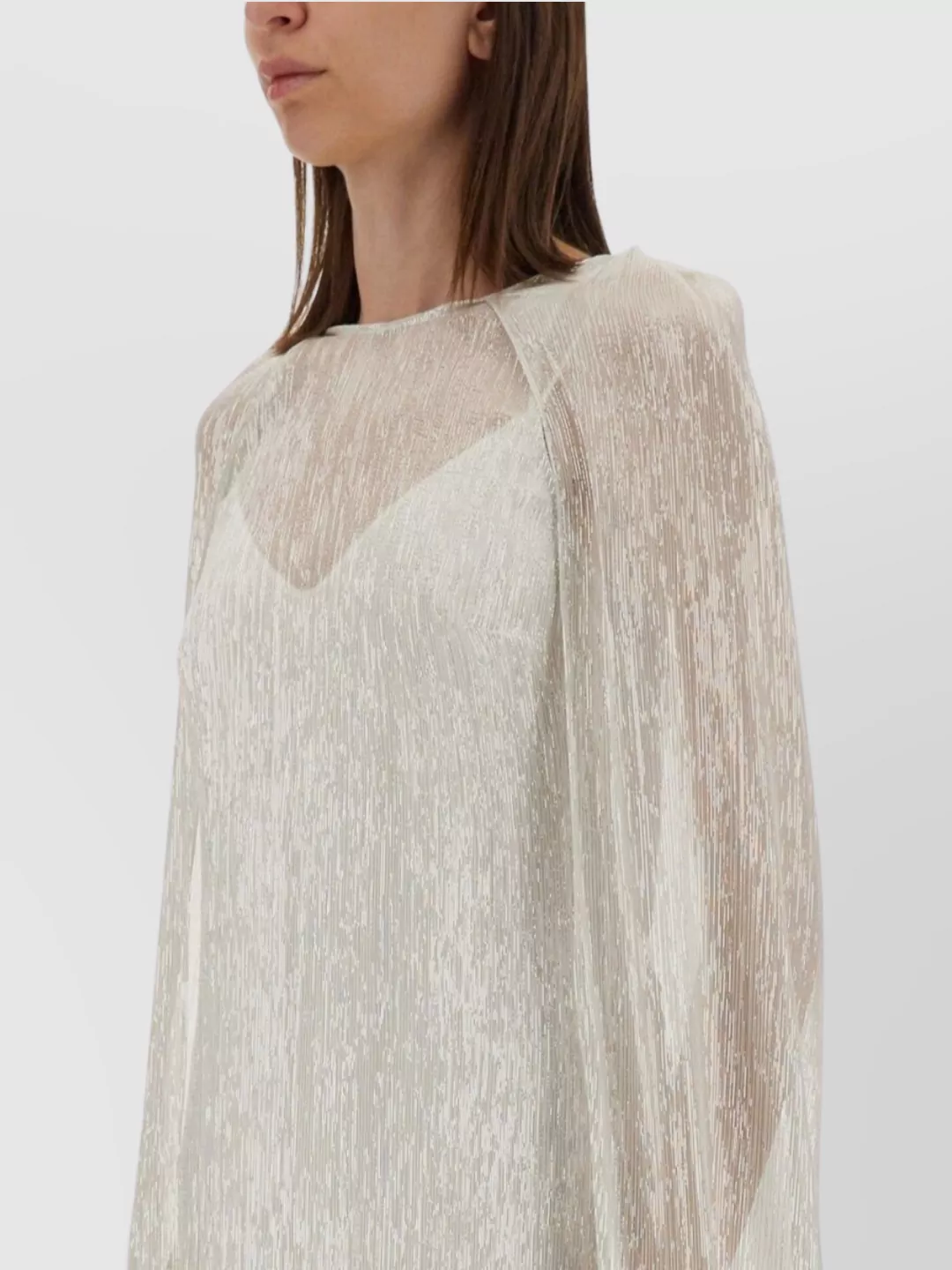 Max Mara Bridal Gown Cape Sleeves