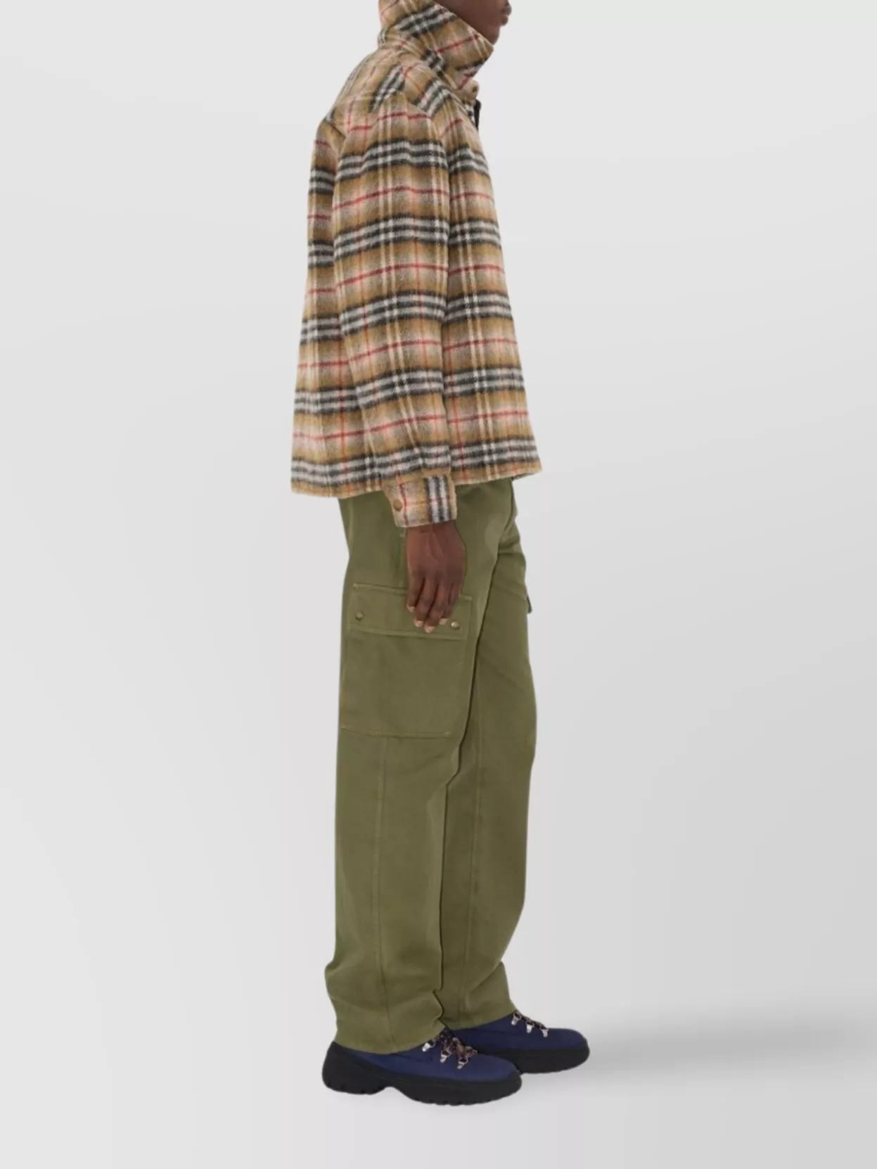 Burberry Checked Wool Shirt Long Sleeves