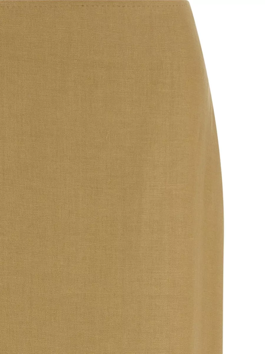 Max Mara Linen Veranda Midi Pencil Skirt