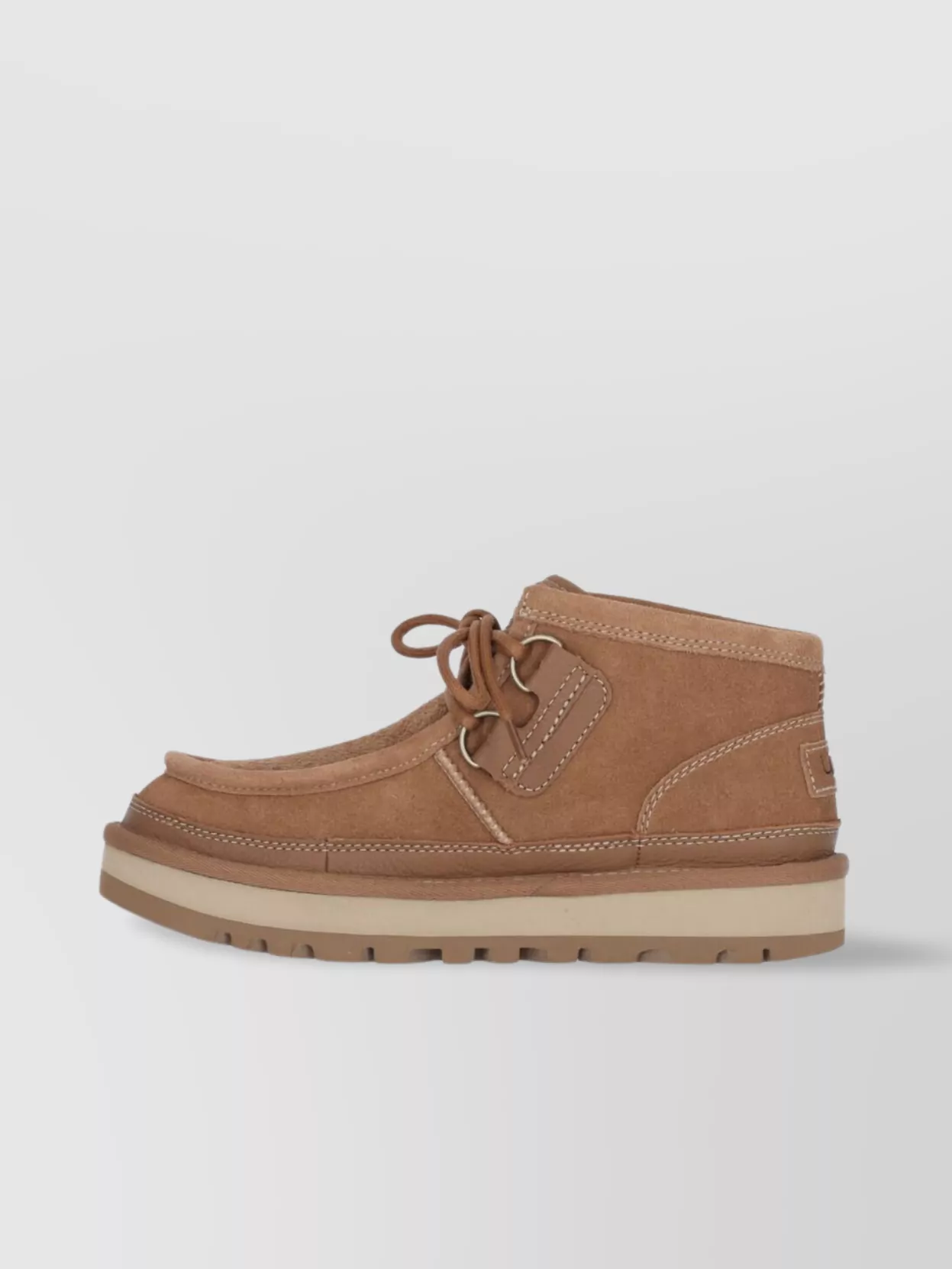 Ugg Ankle Suede Boots Rubber Sole