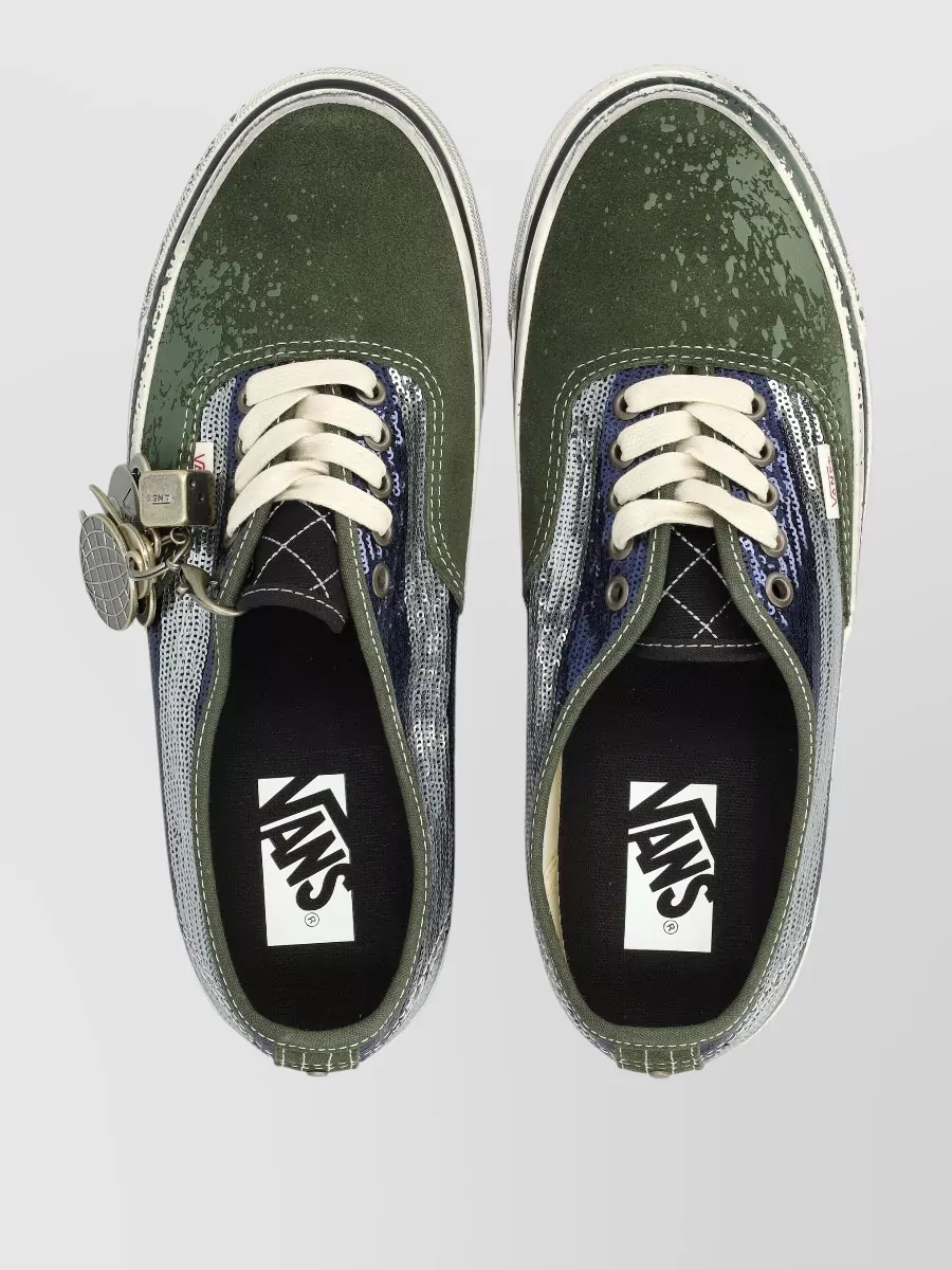 Vans Leather Low-Top Lace-Up Sneakers