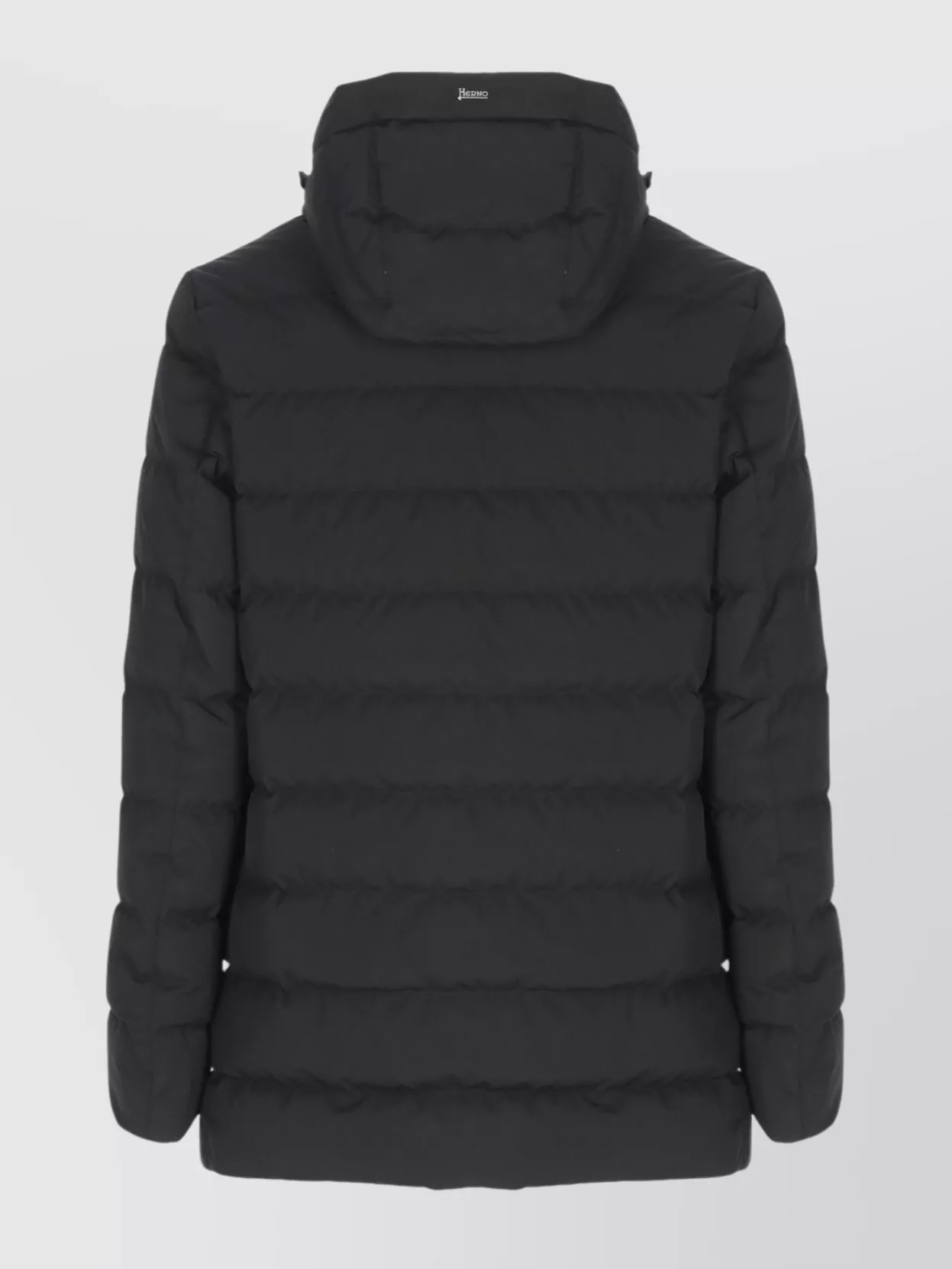 Herno Quilted Hooded Down Jacket Pockets