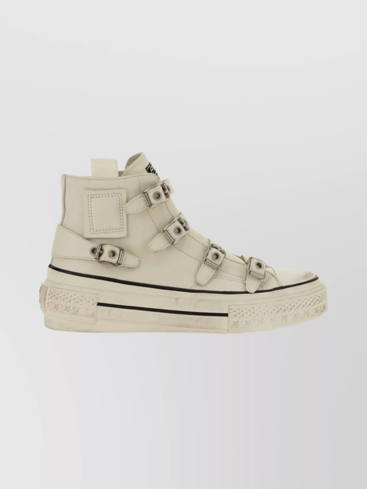 Ash High-Top Sneakers With Textured Rubber Sole