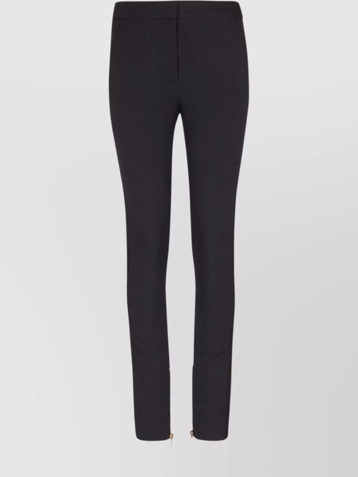 Balmain Straight Trousers Zip Detail