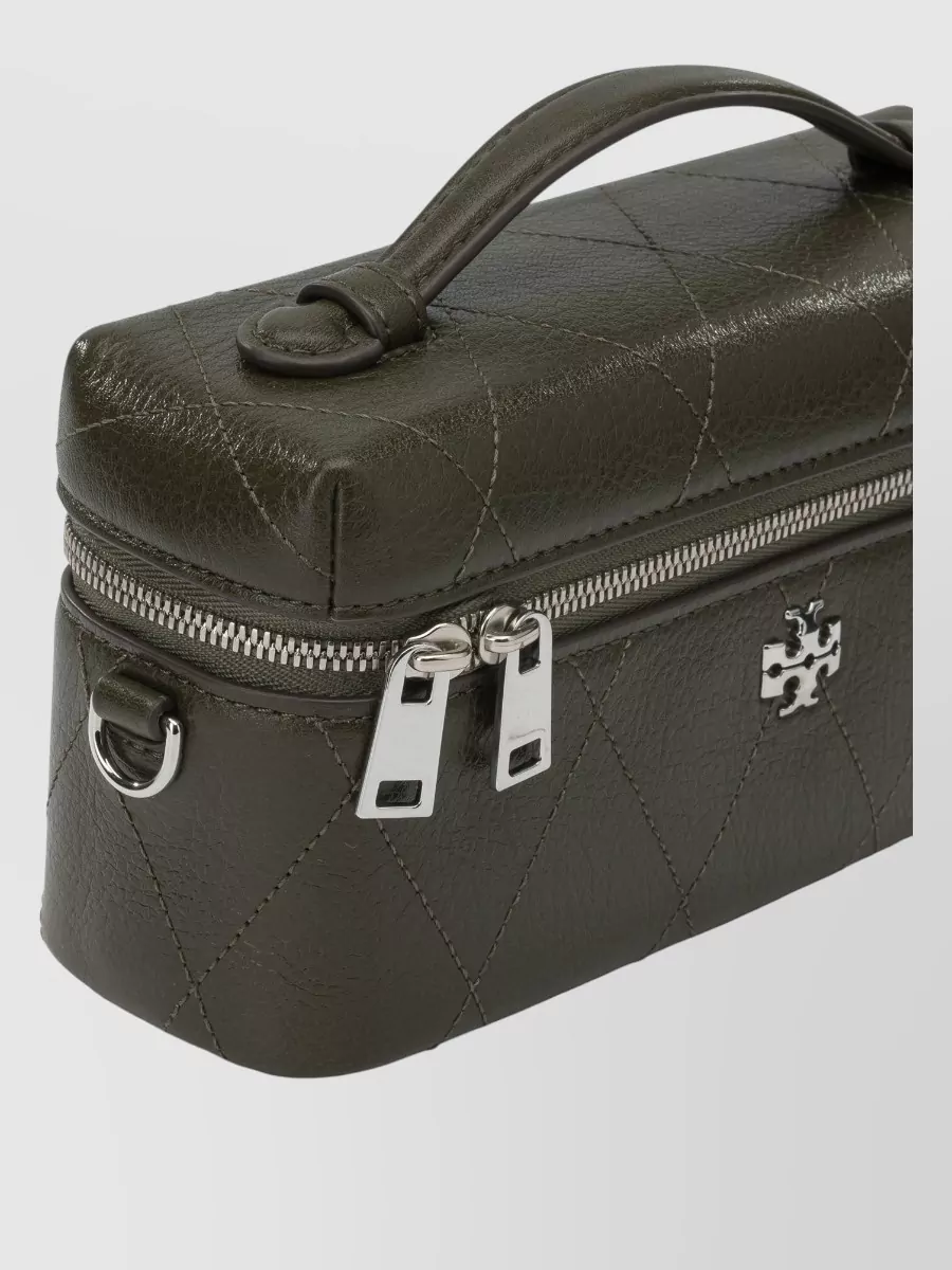 Tory Burch Camera Leather Clutch Bag