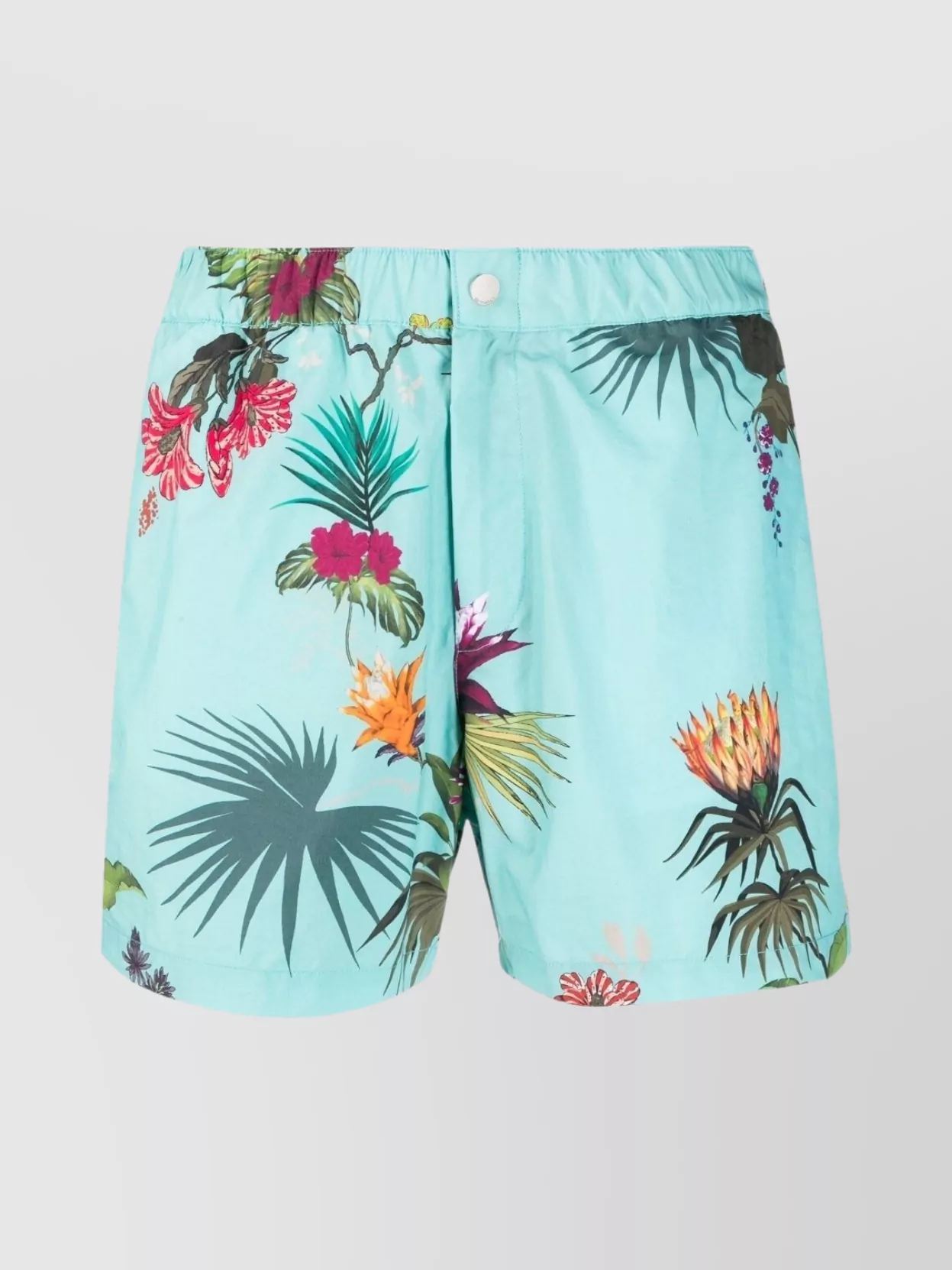 Etro Floral-print Swim Shorts In Pastel